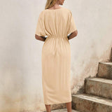 Caia - Envelop Midi Dress