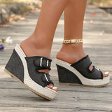 Atelier | Sandale s Wedge Petom i Raskošnim Rubom