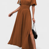 Eterna - Elegant Maxi Dress in Black
