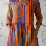 Nadia | Duga Bluza s V-Izrezom