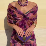 Elegantna haljina s V izrezom