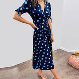Mónica - Elegantna Haljina s Pika Uzorkom