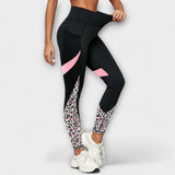 Carmo - Leggings visoki struk s leopard uzorkom