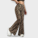 Berenice - Bootcut hlače s printom leoparda