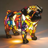 CãoPug - Lampa od Vitraža