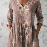Elise | Duga Bluza s V-Izrezom