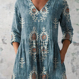 Elise | Duga Bluza s V-Izrezom