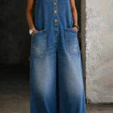 Saylor | Vintage Denim Pamučna Salopeta
