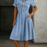 Deborah | Kratka Denim Haljina