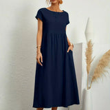 Gabriela - Elegantna Midi Haljina Fluidna Vječna
