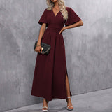 Eterna - Elegant Maxi Dress in Black