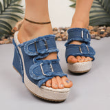 Atelier | Sandale s Wedge Petom i Raskošnim Rubom