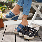 Atelier | Sandale s Wedge Petom i Raskošnim Rubom