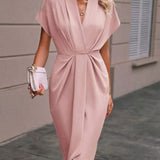 Caia - Envelop Midi Dress