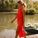 Linija - Elegantna Midi Haljina za Svaku Priliku