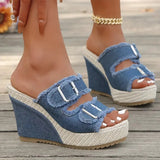 Atelier | Sandale s Wedge Petom i Raskošnim Rubom