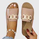 Joana | Sandale s Elegantnom Zlatnom Kopčom