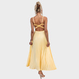 Camila - Maxi haljina žute boje
