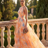 Haljina Halter Aurora | Vječna elegancija u luksuznom satenu