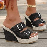 Atelier | Sandale s Wedge Petom i Raskošnim Rubom