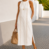 Chloe | Elegantna Midi Haljina za Ljeto
