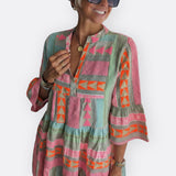 Madalena - Boho Haljina s Elegantnim Krojem