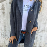 Sandra | Dugi i Elegantni Pleteni Kaput