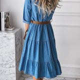 Barbara | Elegantna Casual Denim Haljina